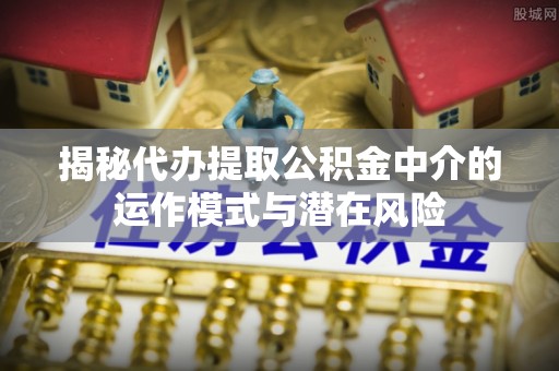 关西揭秘代办提取公积金中介的运作模式与潜在风险